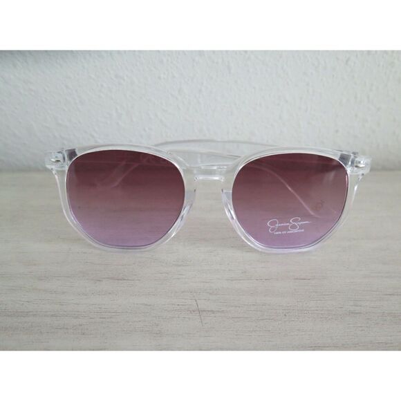 Jessica Simpson J6120 CRY Women's Clear Frame Sunglasses - Picture 1 of 10